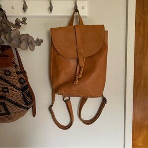 ABLE Mini Tirhas Backpack | Cognac